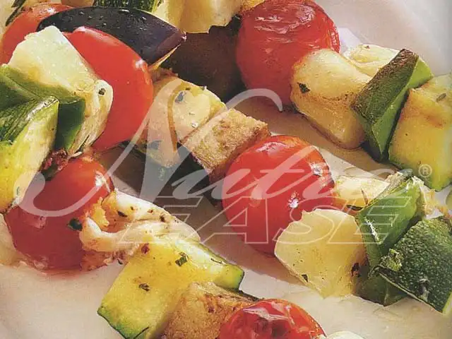 Brochetas de Hortalizas con Feta